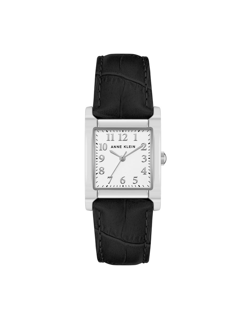 Les métaux Anne Klein Square Case Cuir Brides Watch   | NSK-2023518